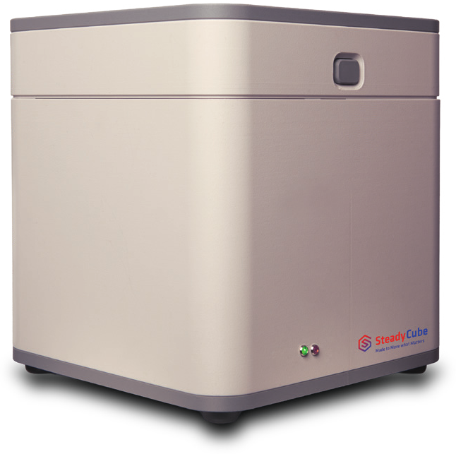SteadyCube – aktiv temperaturgeregelter Transportbehälter für temperaturempfindliche Proben bei 37 °C